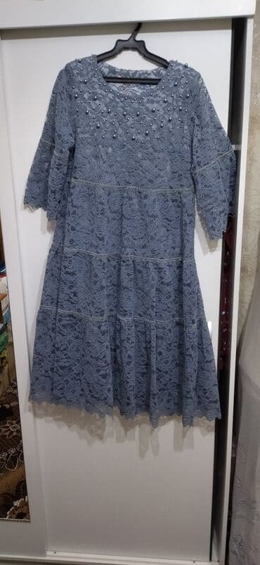 Вечерняя платья нов. Цвет мягкий. Размер 48. Фасон под Италия. Можно и