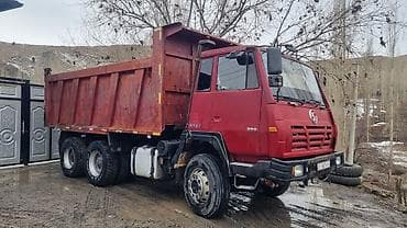 компрессор зил: Самосвал Shaanxi (Shacman) 6x4, красный - Конфигурация: трехосный — 2