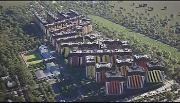 2 room flat: Жилой комплекс с квартальной застройкой у парковой зоны - Современный — 1