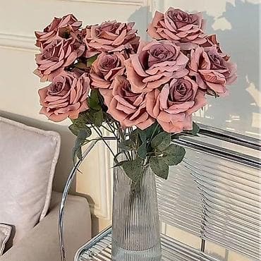 Товары для праздников: Стеклянная ваза с рельефной фактурой - Материал: прозрачное стекло. - — 5