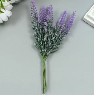 лаванда цветы: Искусственное растение для творчества "Лаванда" 1 цветочек = 6 — 3