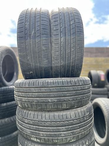 Шины 215 / 55 / R 17, Лето, Б/у, Комплект, Легковые