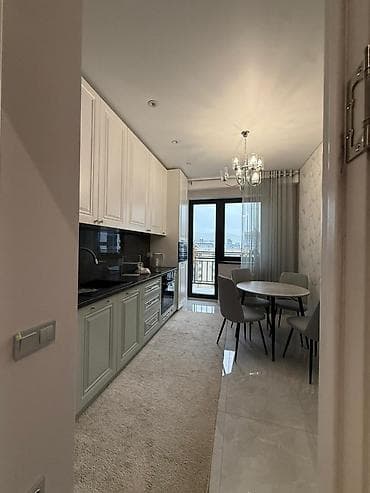osh flat: 2 комнаты, 75 м², Асанбай мкр Элитка, 12 этаж, Дизайнерский ремонт — 6