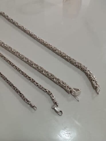 бонбоньерки из сухофруктов: Цепочка, Проба 925, Мужские, Б/у — 3