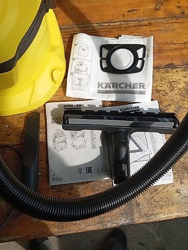 Стиральные машины: Пылесос, Karcher, Стандартный, Сухая, Влажная, Контейнер, Мешок, Фильтр для воды — 4