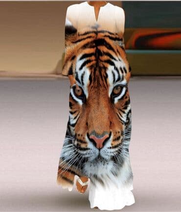 коричневое платье в пол: Акция.Красивое платье размер л,хл.Пекин — 1