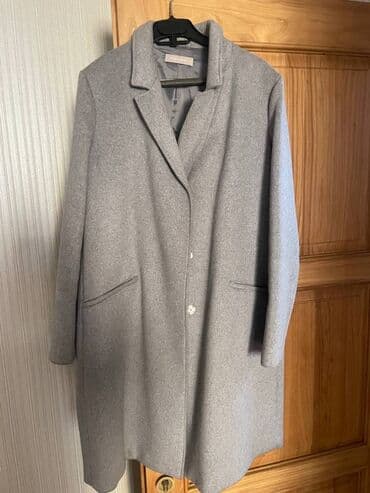 daniel klein: Пальто, Классика, Осень-весна, По колено, Однобортная модель, L, XL — 2