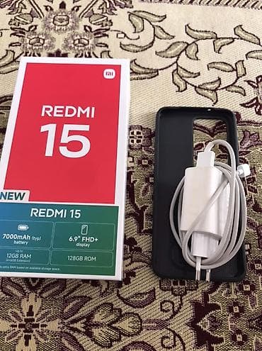 airpods max 1: Redmi, Redmi 15, Новый, 128 ГБ, цвет - Черный — 4