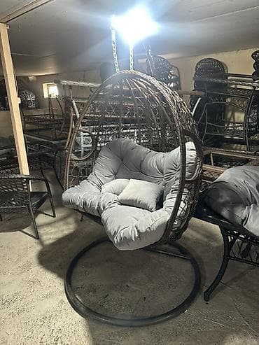 Вешалки: Подвесное кресло, Новый, Бесплатная доставка, цвет - Серый — 3