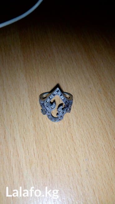 Кольцо серебряное, 925 пробы, 18-19 размер at lalafo.kg Кольцо серебряное, 925 пробы, 18-19 размер