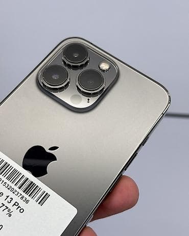iphone dr: IPhone 13 Pro, Б/у, 256 ГБ, Графит, Защитное стекло, Чехол, В рассрочку, 77 % — 3