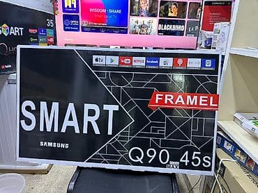 hisense: Телевизор samsung QN45F smart tv с интернетом youtube, 110 см — 1