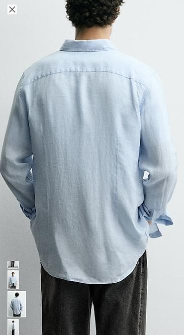 рубашку с: Мужская рубашка, M, Zara, Новый, цвет - Голубой, Самовывоз, Бесплатная доставка, Платная доставка — 3