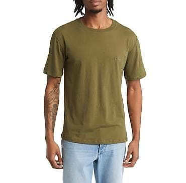 CATERPILLAR. Хлопковая футболка с вышивкой.Неброская брендовая вышивка