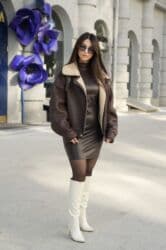 продаю связи с переездом: Дубленка, Авиатор, Китай, Длинная модель, Оверсайз, Стандарт — 4