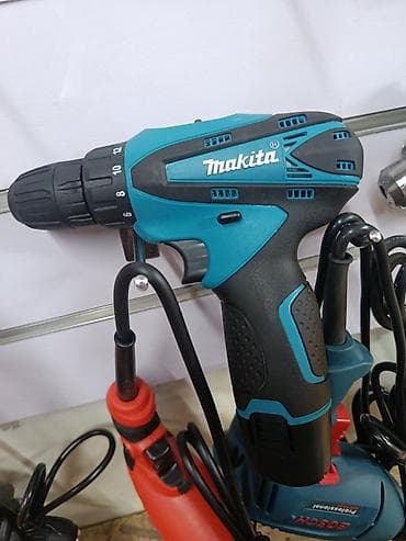 Инструменттер: Аккумуляторная дрель‑шуруповерт Makita. Основные особенности: - — 1