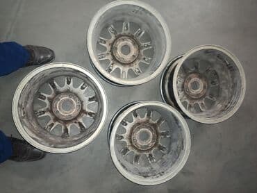 продаю титан диск на ниву: Литые Диски R 15 Audi, Комплект, отверстий - 5, Б/у — 6