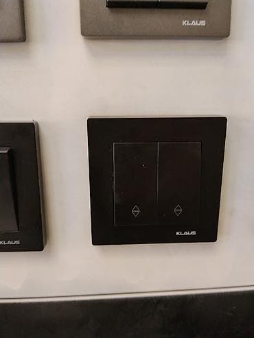 led matrix panel: Двухклавишный настенный выключатель KLAUS для управления — 1