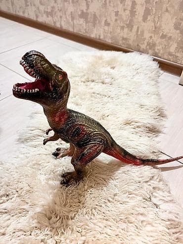 Игрушка-динозавр T‑Rex - Реалистичная фигурка тираннозавра с at lalafo.kg Игрушка-динозавр T‑Rex - Реалистичная фигурка тираннозавра с