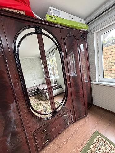 Шкафы: Шифоньер, шкаф для одежды, Прямой, МДФ — 2