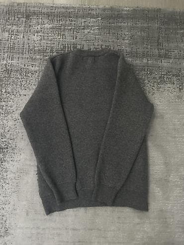 nike tech flece: Свитер Burberry, темно‑серый. - Классический крой с круглым вырезом. - — 2