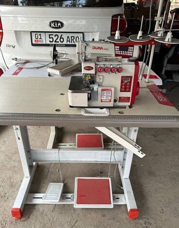 4 ниточная жак: Тигүүчү машина Jack, Оверлок, Жарым автоматтык — 11