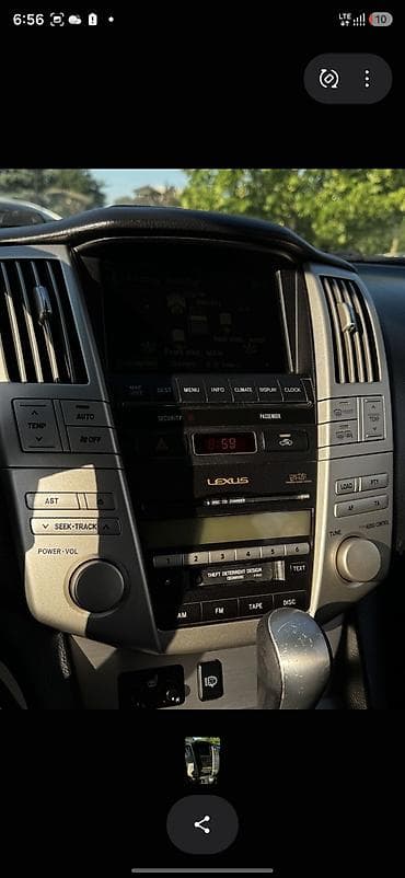 outback 2017: Lexus RX 2: 2005 г., 3.3 л, Вариатор, Гибрид, Внедорожник — 6