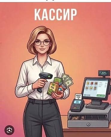 Требуется кассир в продуктовый мин маркет Девушка 25-35 лет