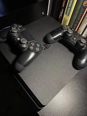 сони игр: Игровая консоль PlayStation 4 (Slim) с комплектом игр и аксессуаров — 1