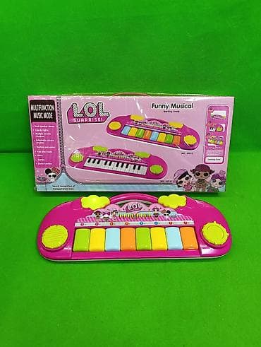 emo robot: Пианино Лол игрушка детская🎹 Комплектация товара: пианино, 3 — 1