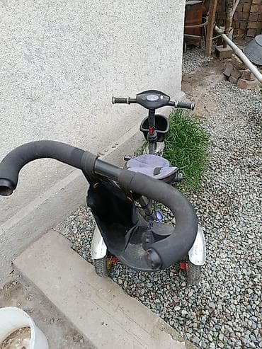 Балдардын кийим-кечелери жана бут кийимдери: Детский трехколесный велосипед-трансформер с родительской ручкой — 3