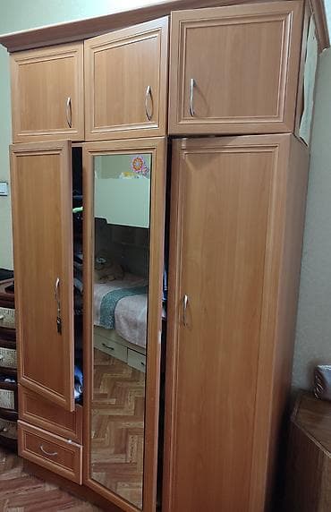 Мебель: Шифоньер, шкаф для одежды, Прямой, ЛДСП — 1