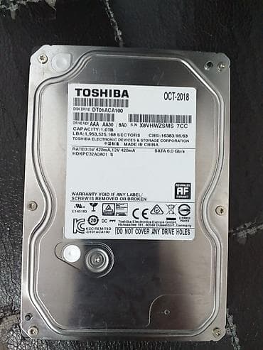 ipod pro: Накопитель для ПК, Новый, Toshiba, HDD, 1 ТБ, 3.5", Для ПК — 1