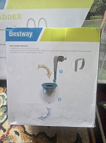 Набор для бассейна Bestway: 1) Каркасный бассейн Bestway Steel Pro — 1