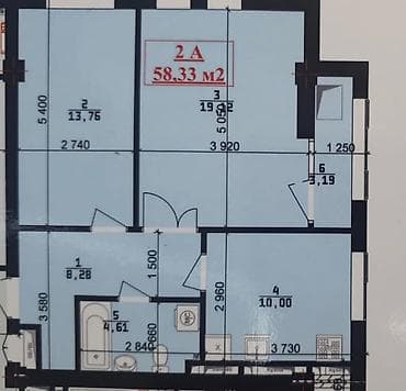 новые квартиры: 2 комнаты, 59 м², Элитка, 12 этаж, Готовая ПСО (под самоотделку) — 9