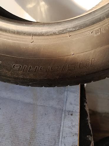 1: Шины 195 / 65 / R 16, Лето, Б/у, 1 шт, Легковые, Япония, Dunlop — 2