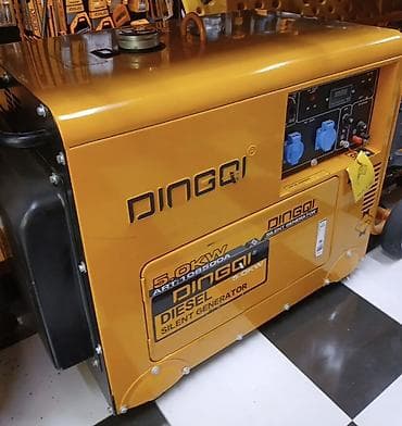 generator: Дизельный генератор DINGQI 5.0 kW Silent Generator. Компактная — 2