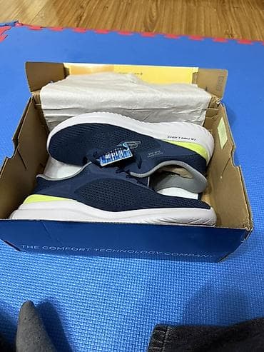 Мужская обувь: Мужские кроссовки, 42.5, Skechers, Новый, цвет - Синий, Самовывоз — 1