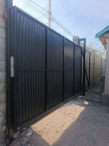 откатные варота: Откатные ворота с калиткой и автоматикой - Тип: откатные ворота на — 7