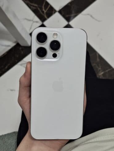 max: IPhone 15 Pro, Б/у, 256 ГБ, Natural Titanium, Кабель, 89 % — 6