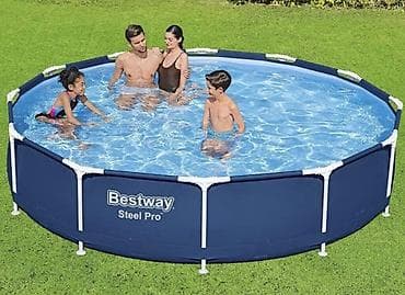 Бассейн Bestway BW-5, каркасный, круглый, 366x76 см, 6473 л, синий