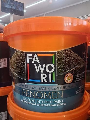 paint: FAWORI FENOMEN — силиконовая интерьерная краска (полуматовая).25кг на — 2
