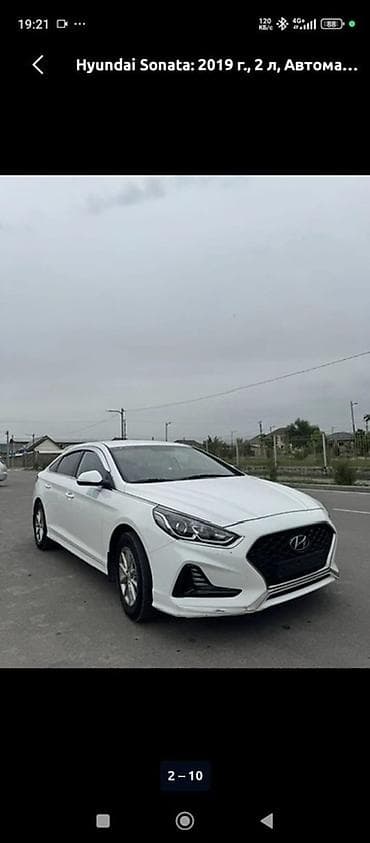 Hyundai Sonata: 2019 г., 2 л, Автомат, Бензин, Седан