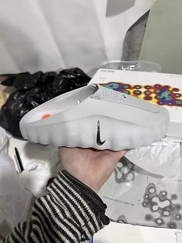 44 размер: Сабо, 36, 37, 38, Nike, Новый, цвет - Белый — 3