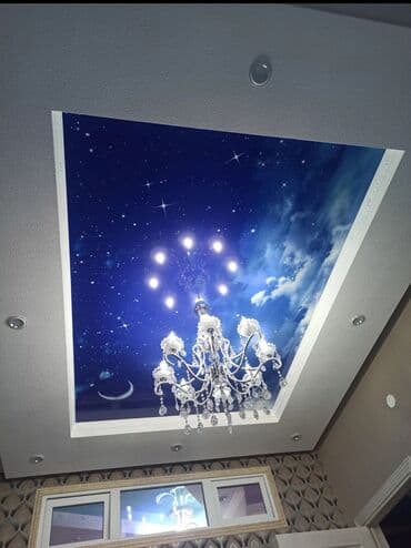 квартиры в бишкеке на долгий срок: Натяжной потолок Глянцевое, Матовое, 3D потолки Монтаж, Гарантия, Демонтаж — 1
