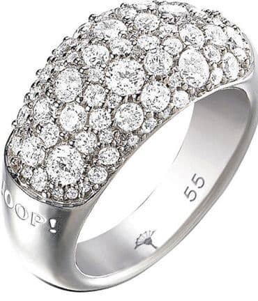 серебро кольцо: Серебряное кольцо Joop JPRG90499A с кубическим цирконием — 2