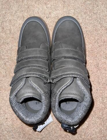 размер 28: Next серые и черно розовые ботинки Новые. Серые Размеры — 5