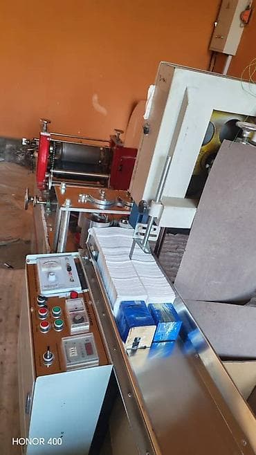 Оборудование для производства бумажных салфеток с тиснением и