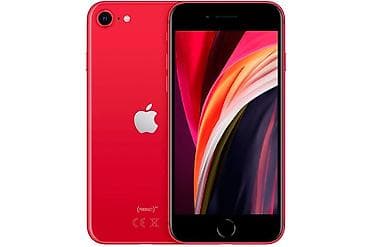 IPhone SE, Б/у, 128 ГБ, Красный, Коробка, 73 % — 1