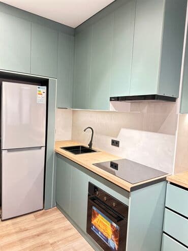 сдаю квартиру 2 к студ центр новый ремонт в квартире имеется все необходимое район панфиловабоконбаева: 2 комнаты, 40 м², Элитка, 8 этаж, Дизайнерский ремонт — 8